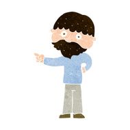 cartoon bearded man pointing N9