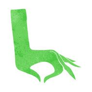 cartoon green hand symbol N8