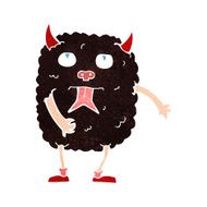 funny cartoon monster N35