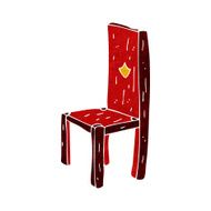 cartoon old chair N26