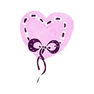 stitched heart cartoon N9