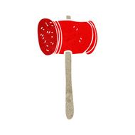 Cartoon Wooden Hammer N15