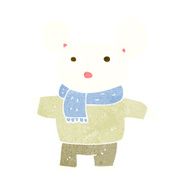 cartoon mouse in clothes N8
