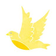 cartoon flying bird N22
