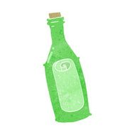 cartoon message in bottle N8
