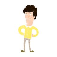 cartoon happy man N440