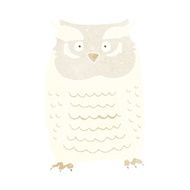 Cartoon Owl N132