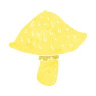 cartoon wild mushroom N10