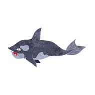 Cartoon Killer Whale N13