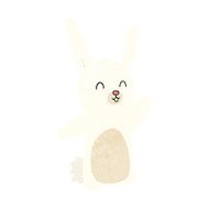 Cartoon happy rabbit N14