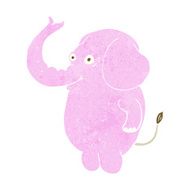 cartoon funny elephant N16
