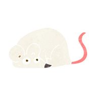 cartoon white mouse N24