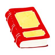 cartoon old book N18