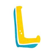 cartoon letter l N14