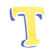 Cartoon Letter T N16
