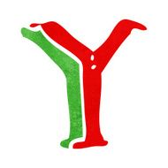 cartoon letter y N14