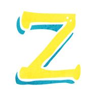 cartoon letter z N12