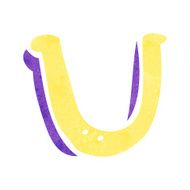 cartoon letter u N14