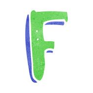 Cartoon Letter F N14