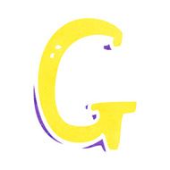 cartoon letter g N15