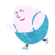cartoon humpty dumpty egg character N7