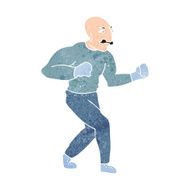 cartoon victorian boxer N6
