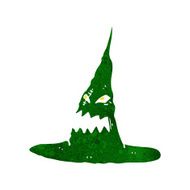 cartoon spooky witches hat N19