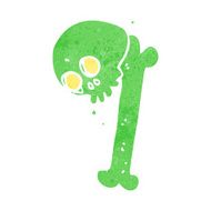 cartoon halloween bone number N94