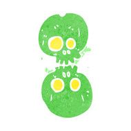 cartoon halloween bone number N97