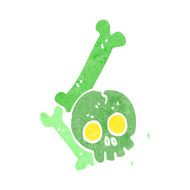 cartoon halloween bone number N98
