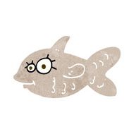 cartoon happy goldfish N6