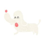 cartoon happy dog N72
