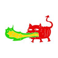 cartoon fire breathing imp N8