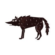Cartoon Wolf N89