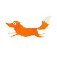 Cartoon Fox Running N11