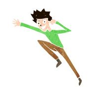 cartoon jumping man N9