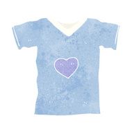cartoon t shirt with love heart N9
