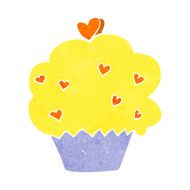 cartoon cupcake N125