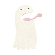 cartoon funny ghost N22