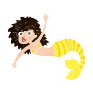 cartoon pretty mermaid N33