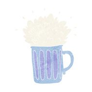 cartoon frothy beer N17