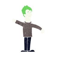 cartoon vampire man N105
