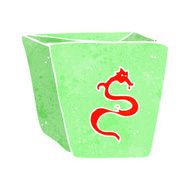 cartoon noodle box N32