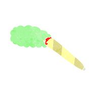 cartoon marijuana cigarette N15