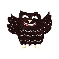 cartoon happy owl N7