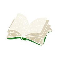 Cartoon Open Book N9