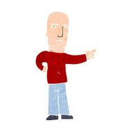 cartoon tough guy pointing N8