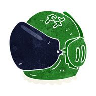 cartoon astronaut helmet N41