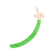 cartoon pointing arm N25