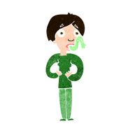 cartoon woman sticking out tongue N9